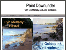 Tablet Screenshot of paintdownunder.com